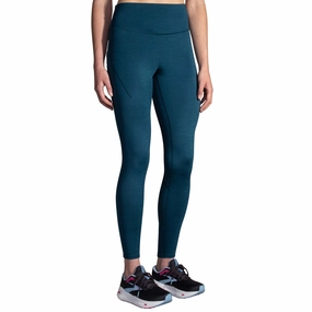 Brooks | Women's Spark Tight - Heather Ocean Drive ring venue Quality