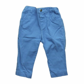 JoJo Maman Bebe Girls Blue Pants Size: 3-4T EcoFriendlyMaterials Travel Ready