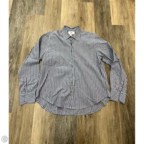 Blouse Long Sleeve By Xirena In Striped Pattern, Size: Xs Garment Washed
