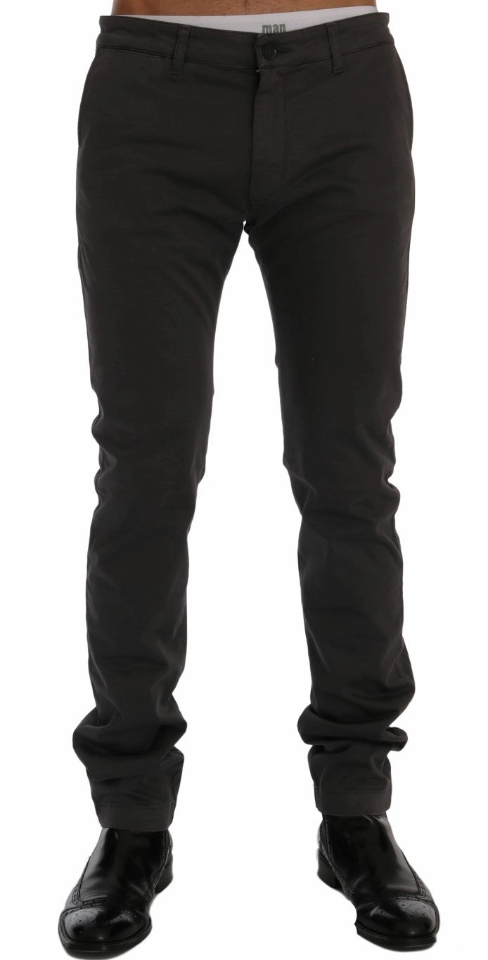 Classic Cut Comfort Stretch Weave GF Ferre  Cotton Stretch Chinos Men's Pants