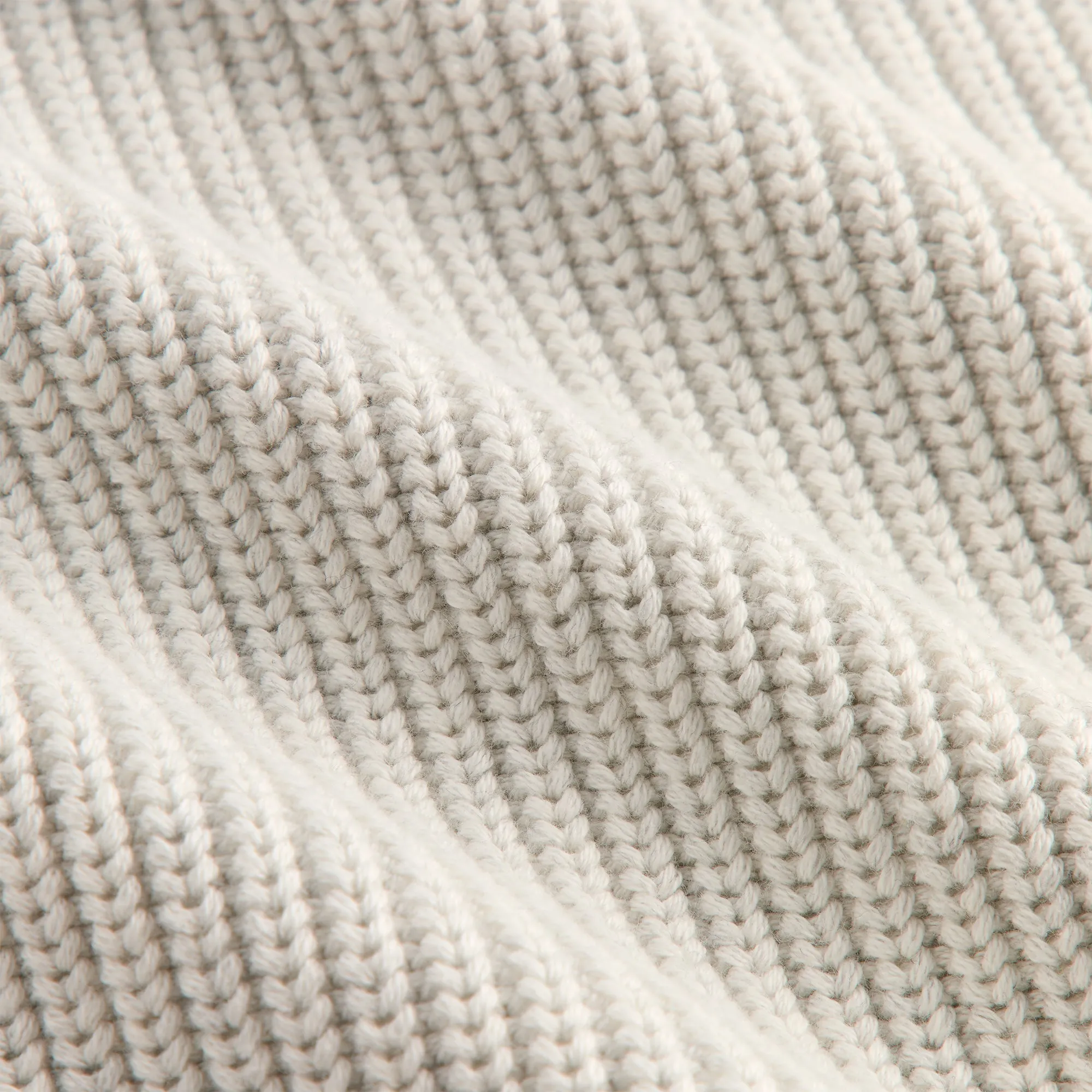 Everyday Comfort Kith Full Zip Miles Knit Hoodie - Light Heather Grey