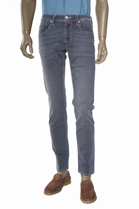 Sanded Seam Comfort Tramarossa 18 Months Wash Solid Denim Jeans