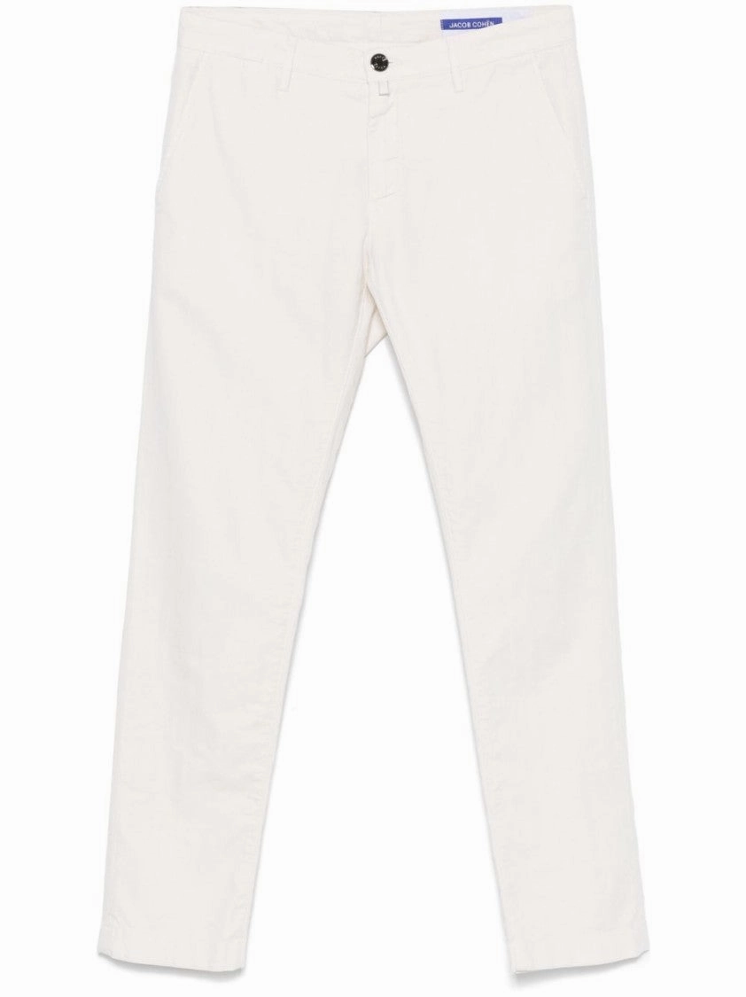 White Jeans With Concealed Fly And Versatile Pockets Holiday Vibes Work Ready