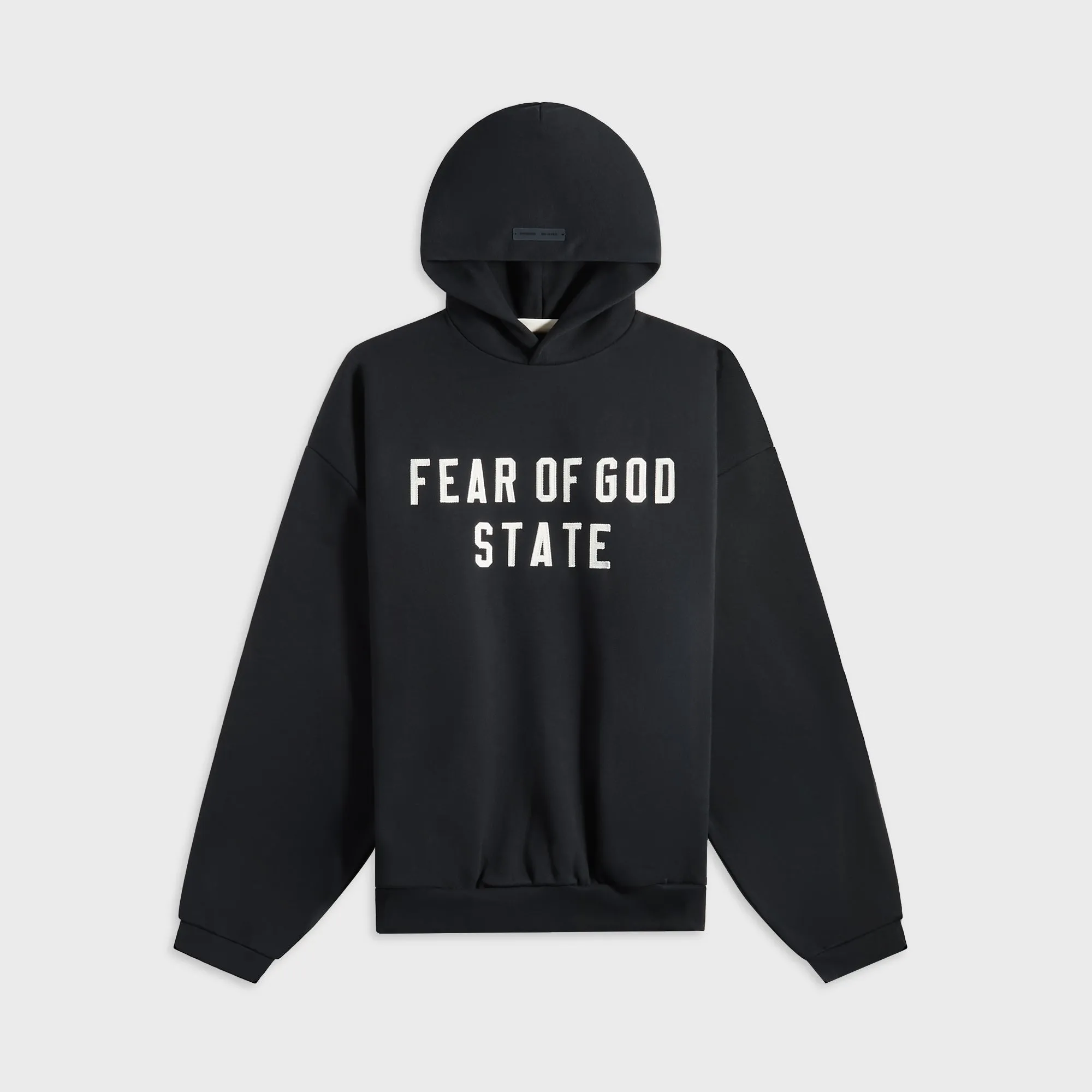 Essentials 90S Fit Fleece Hoodie - Jet Black Theatre