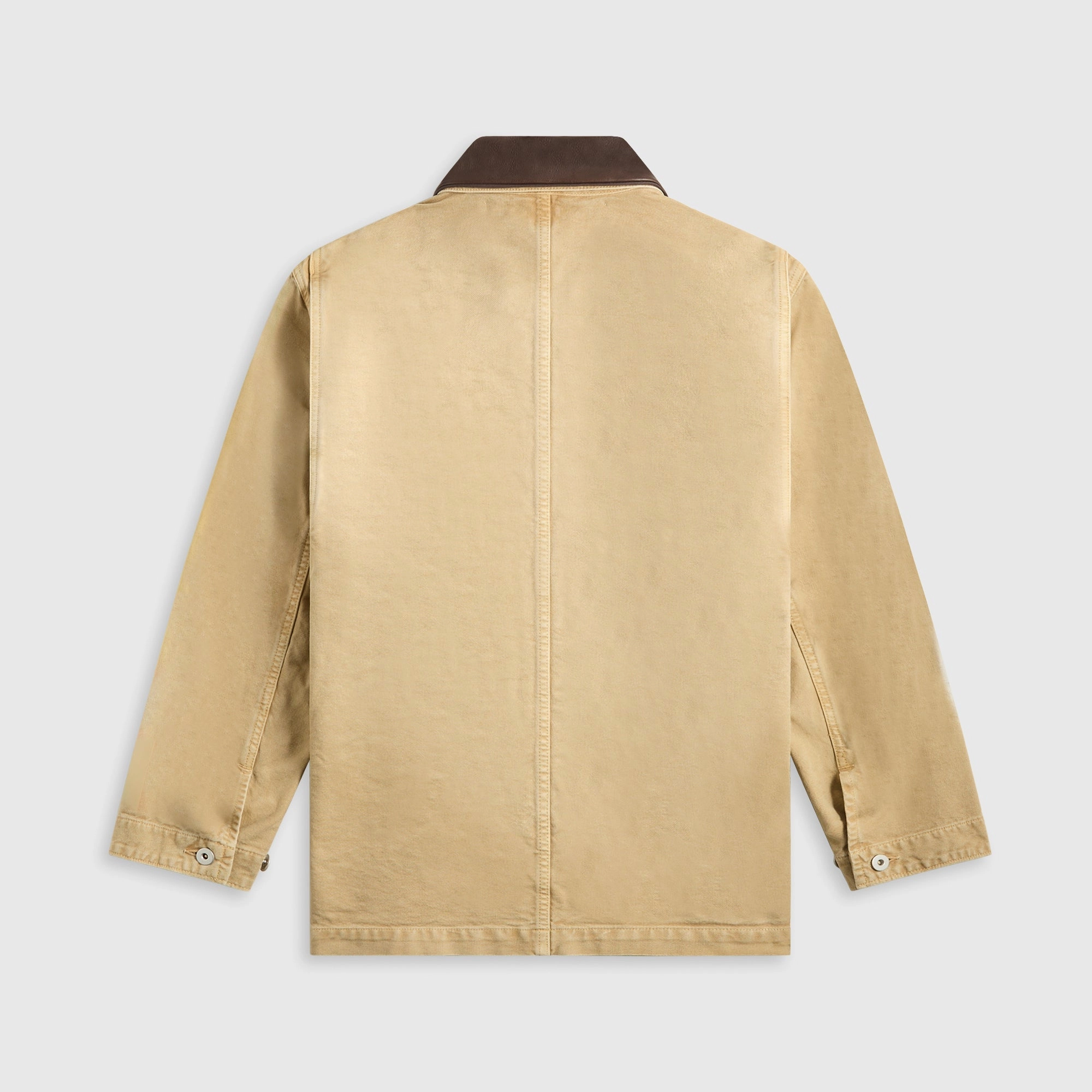Auralee Organic Cotton Duck Blouson - Light Beige Three Layer Laminate