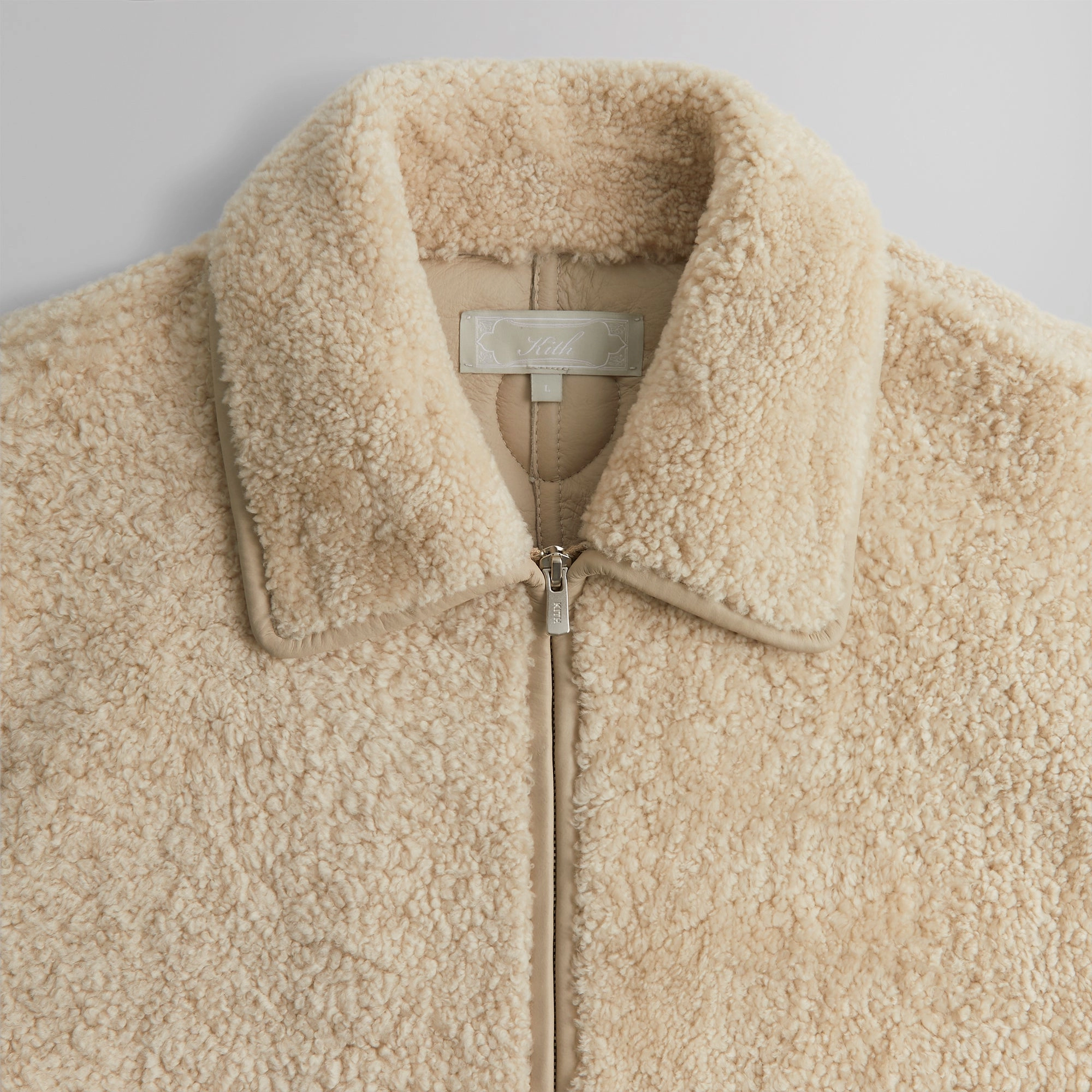 Kith Archer Shearling Jacket - Sector Vegan Safe Timeless Fit Style