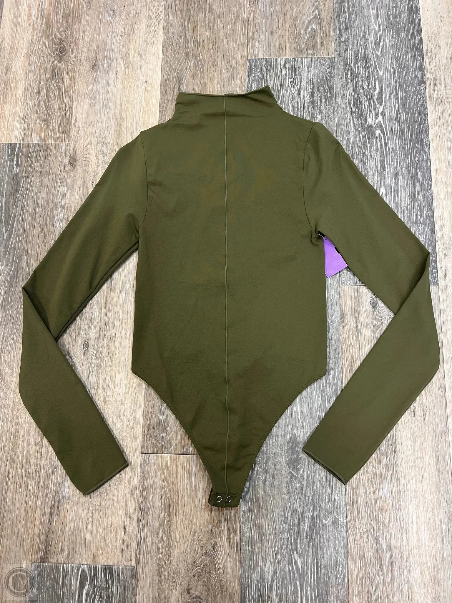 Bodysuit By Good American In Green, Size: S/M Friction Resistant Shoulder