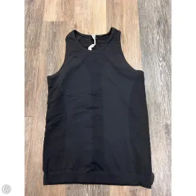 Athletic Tank Top By Lululemon In Black, Size: 8 Elasticated Trim HeavyweightThermal