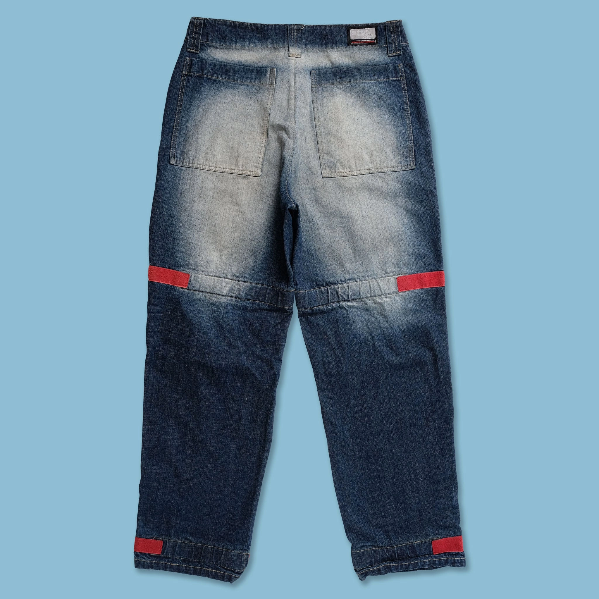Street Ready Stretch Comfort Y2K Baggy Pants 33x33