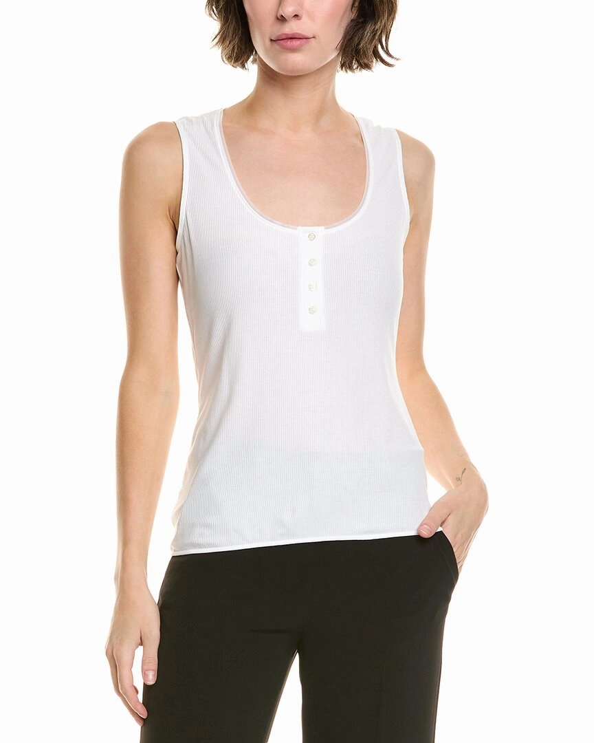 Soft Jersey Knit Wolford Henley Top
