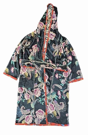 Quick Dry Technology Plush Terry Cloth Women's Aditi Camino Serra Reversible Robe
