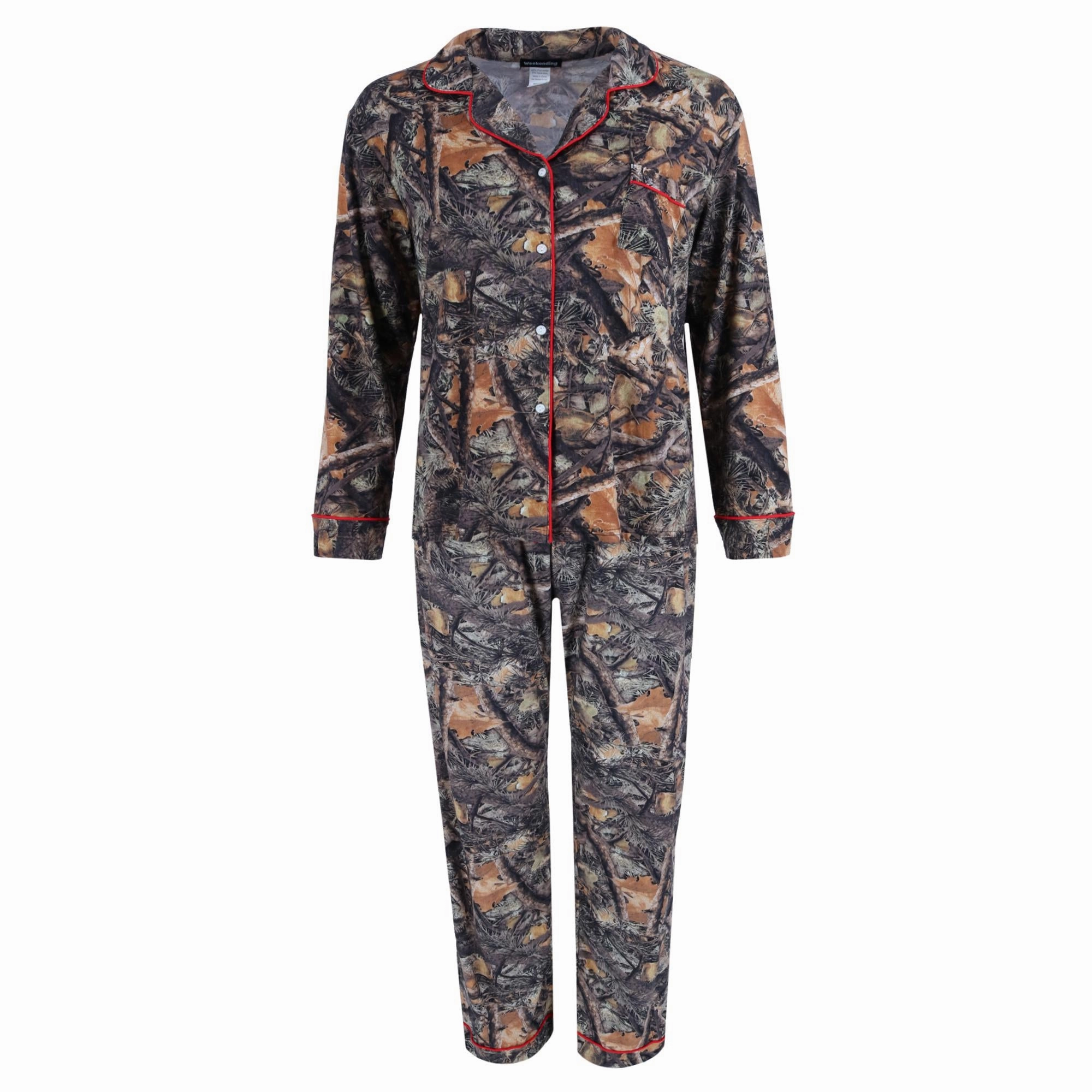 NonRestrictive Design Women's Camo Print Pajama Set