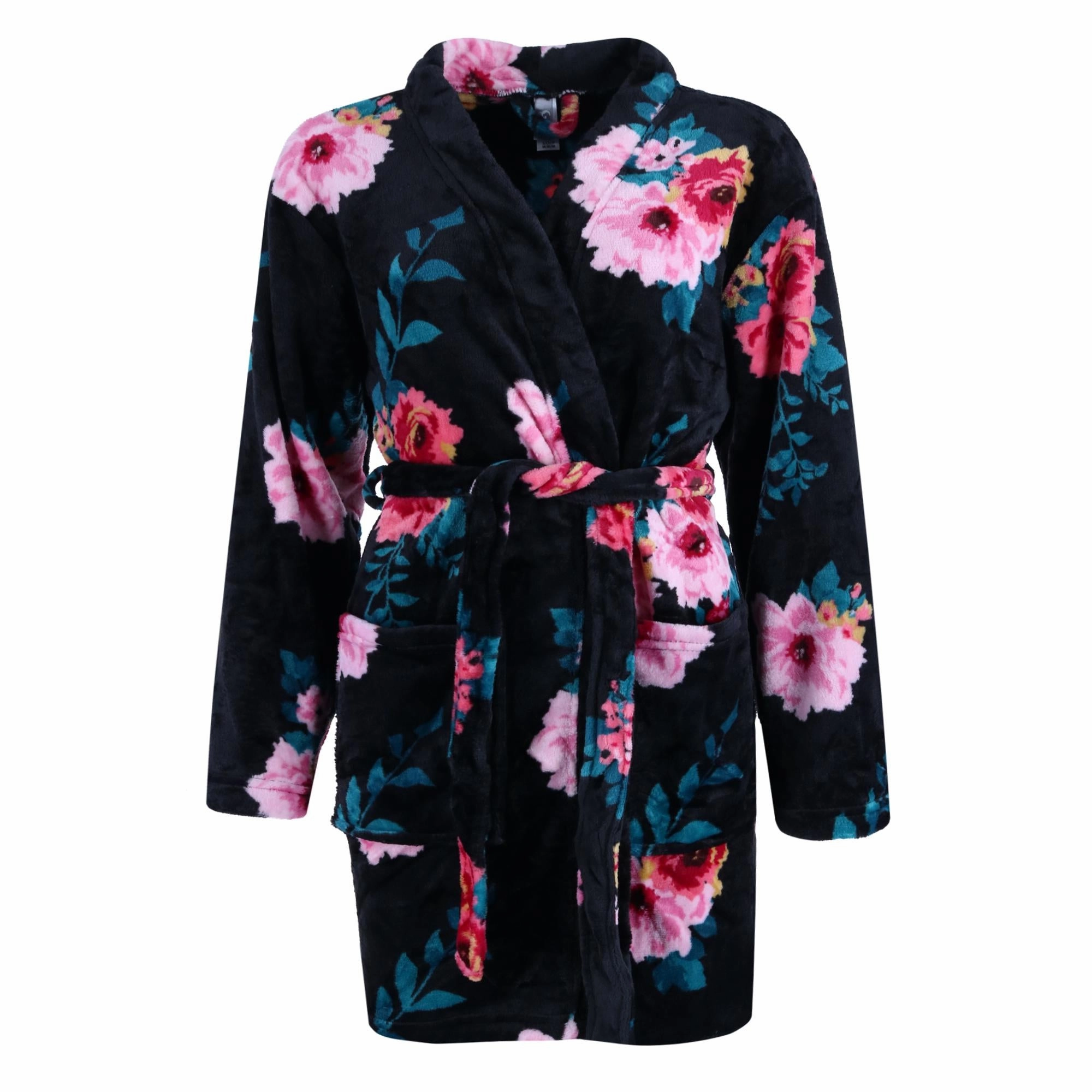 Women's Floral Robe Moisture Wicking Technology Thermal Insulation Layer