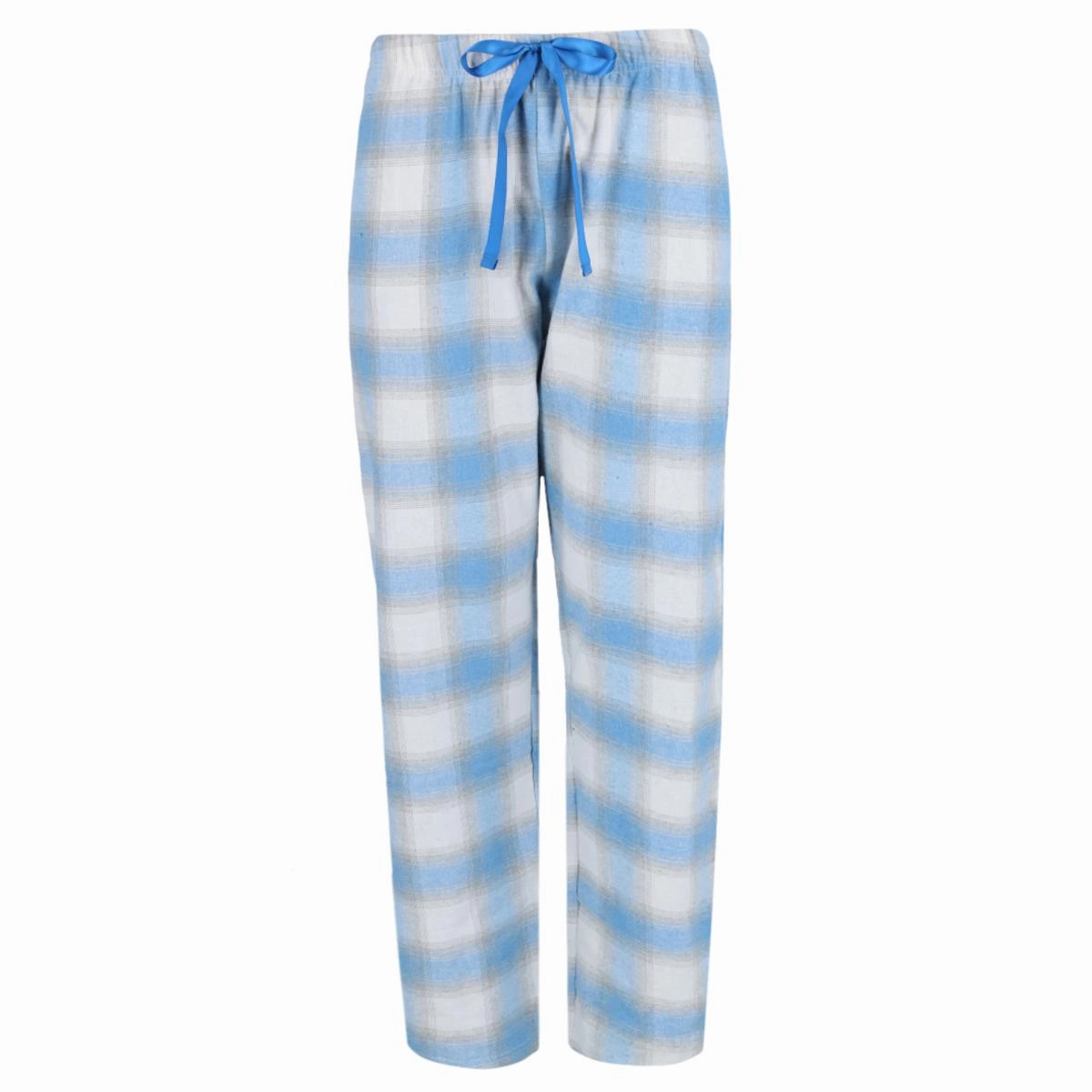MoistureWicking Material Women's Plaid Flannel Open Bottom Pants