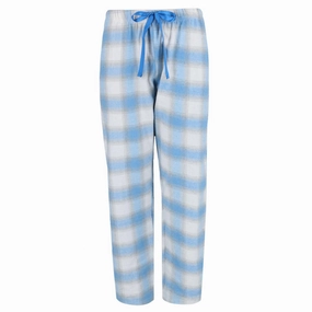 MoistureWicking Material Women's Plaid Flannel Open Bottom Pants