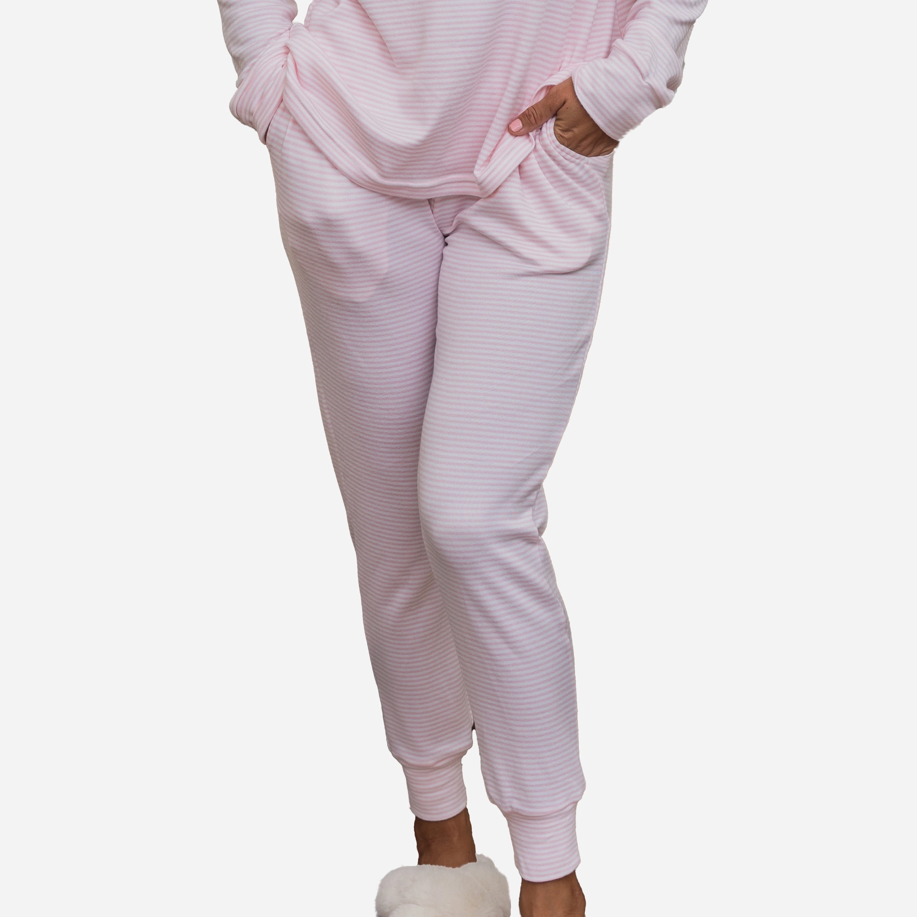 Easy Care Material Double Stitched Edges Women's Plus Extra Soft Lounge Pants