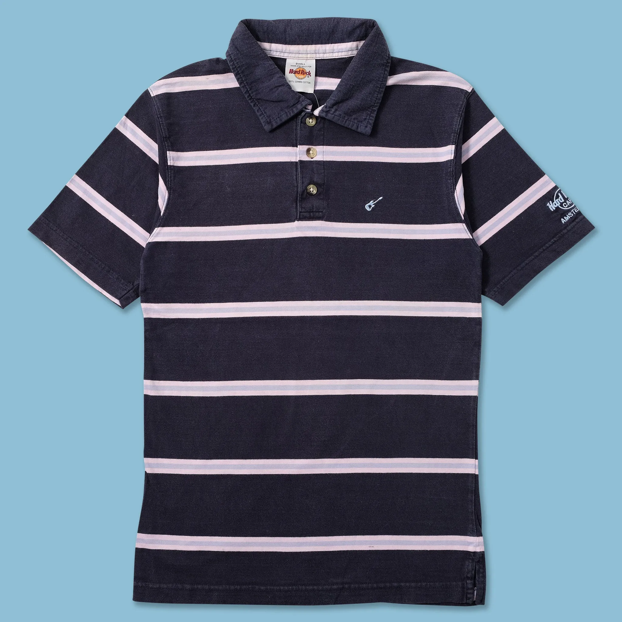 Women's Hard Rock Cafe Polo Small Urban Chic Relaxed Collar