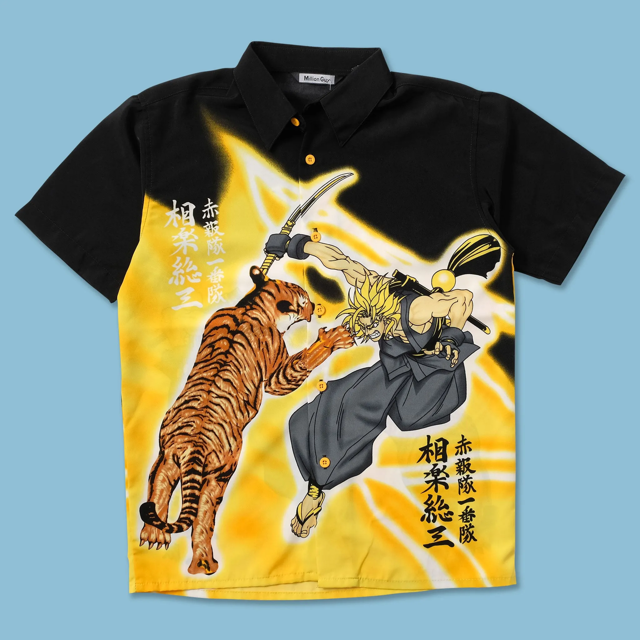 Reinforced Elasticity Quick Release Cuffs Women's Y2K Anime Shirt XSmall