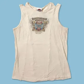 Women's Y2K Harley Davidson Top Large Yoga Friendly Design