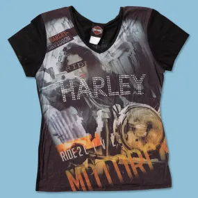Cozy Comfort Look Women's Y2K Harley Davidson Top Medium