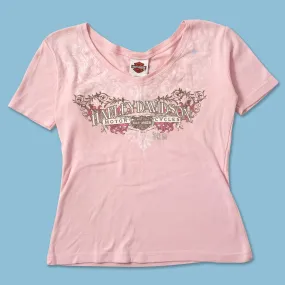 Women's Y2K Harley Davidson Top Small Sporty Chic