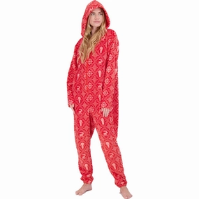 Womens Comfy Sleepwear One-Piece Pajamas Non Restrictive Waistband