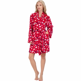 Womens Nightwear Comfy Wrap Robe Minimalist Style