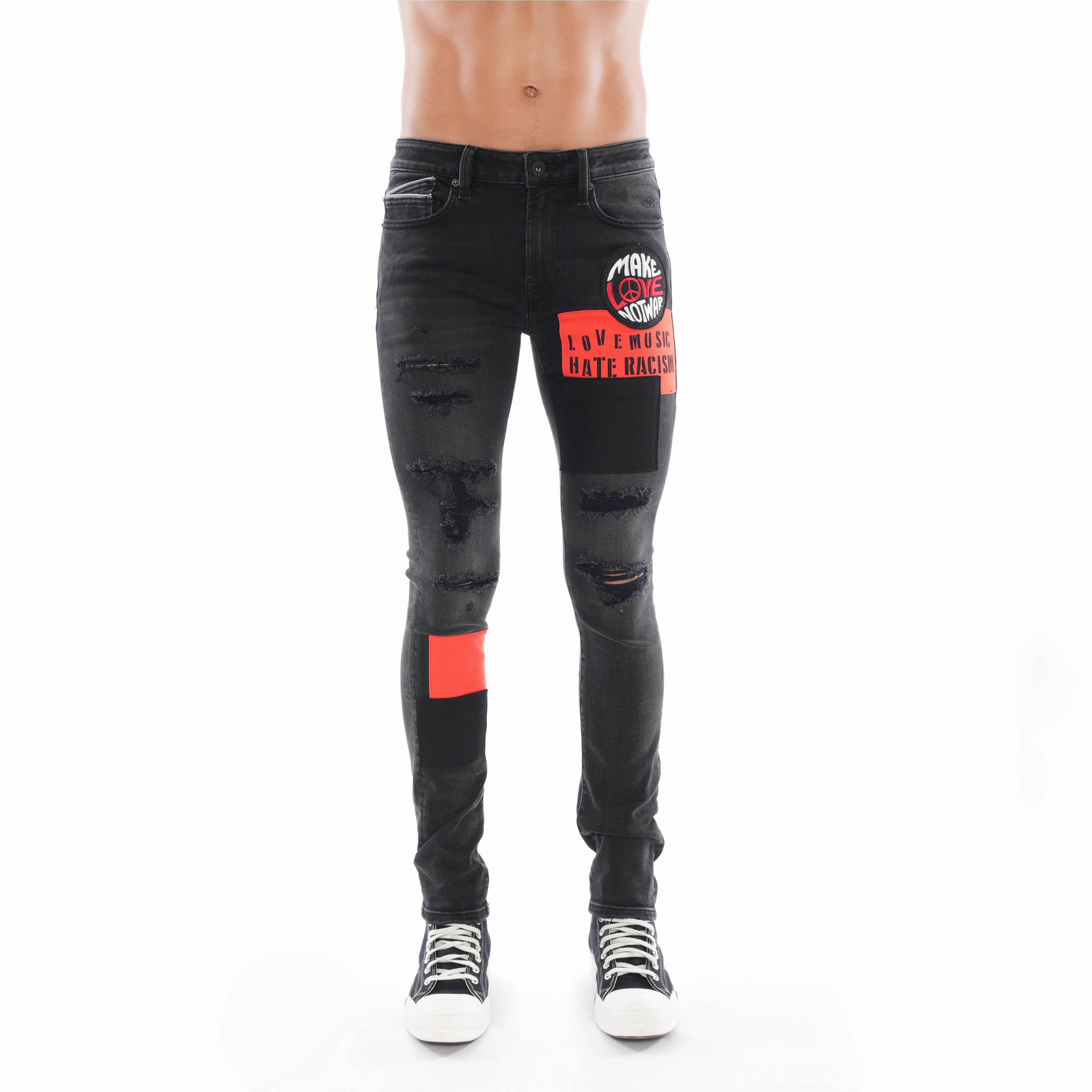 PUNK SUPER SKINNY IN BLACK Low Maintenance Denim Casual Days