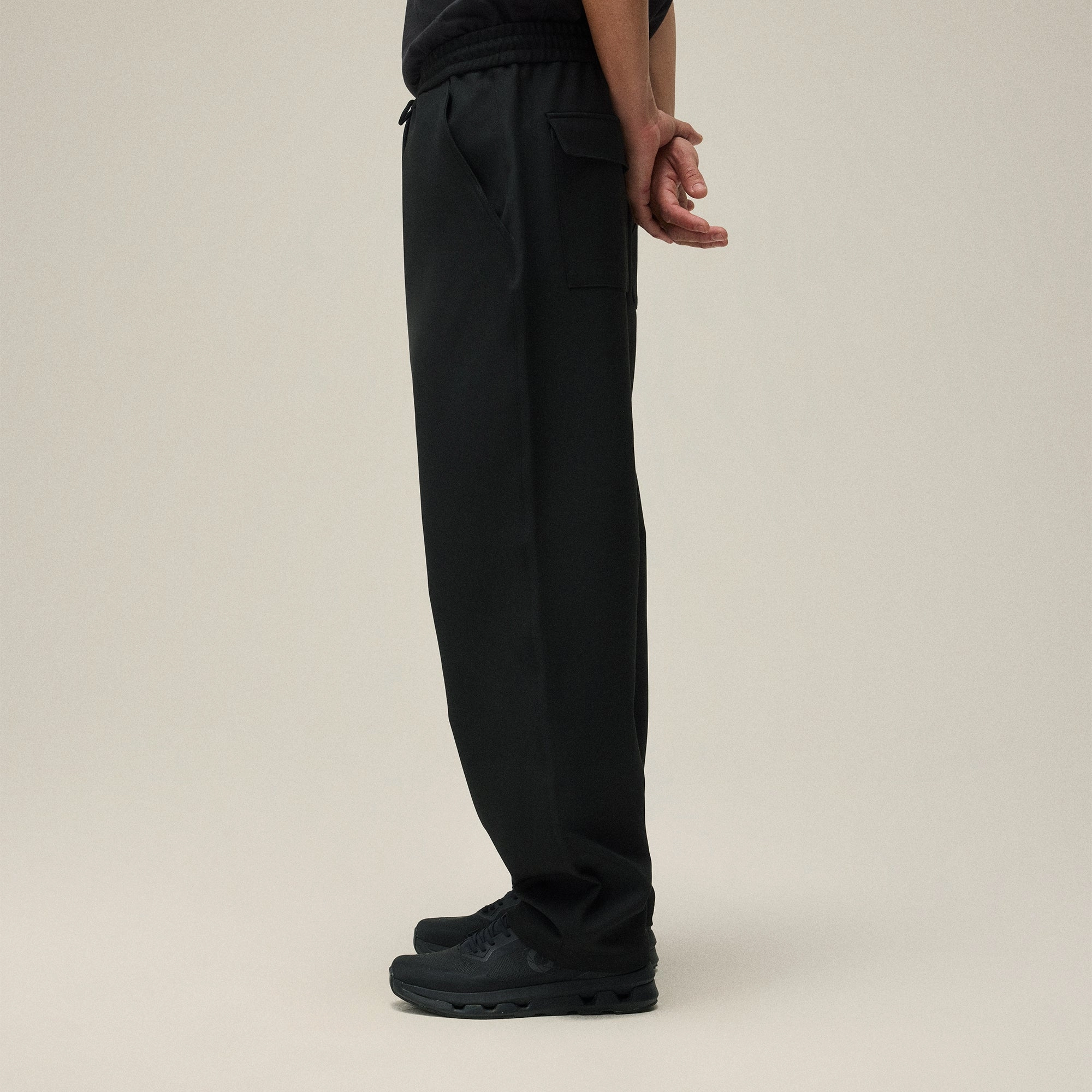 Perfectly Fit Kith Double Weave Elmhurst Pant - Black