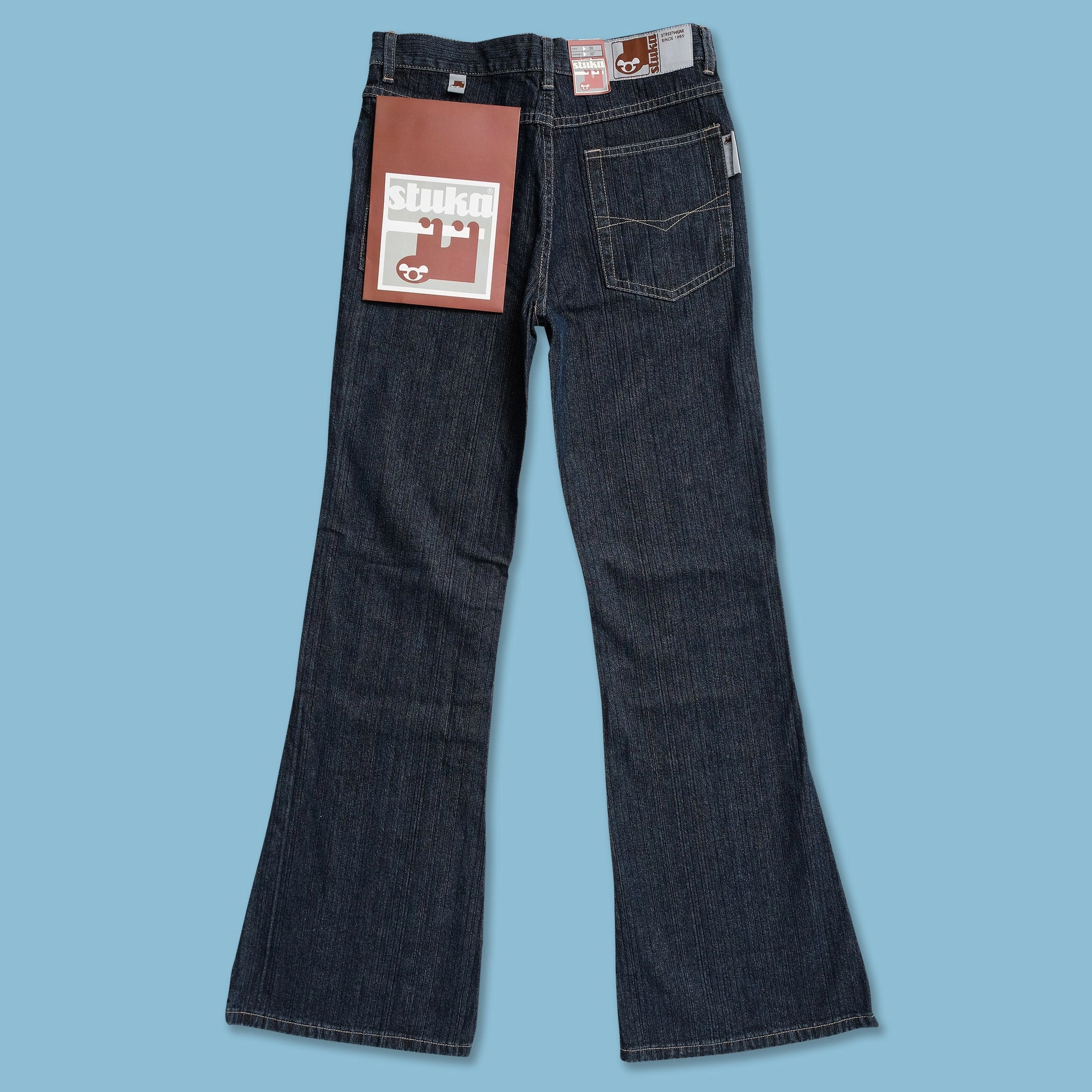 Ultra Soft Texture Y2K Bootcut Denim Pants