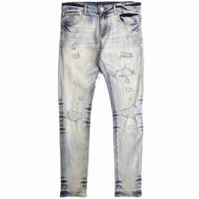 Men's Brickell Skinny Denim Jeans In Light Acid Odor Control Coating