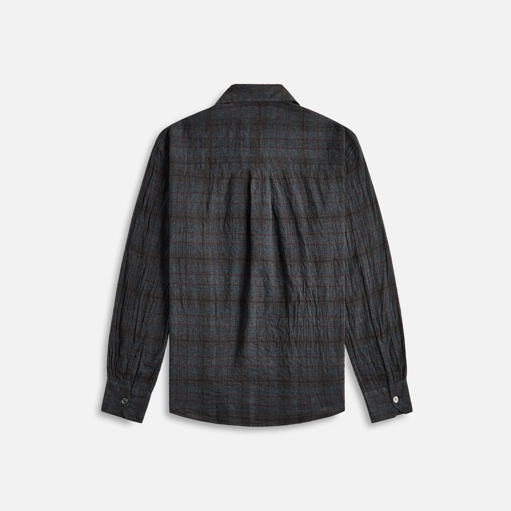 Quick Release Cuffs Our Legacy Above Shirt - Bazaar Check Breeze Weave