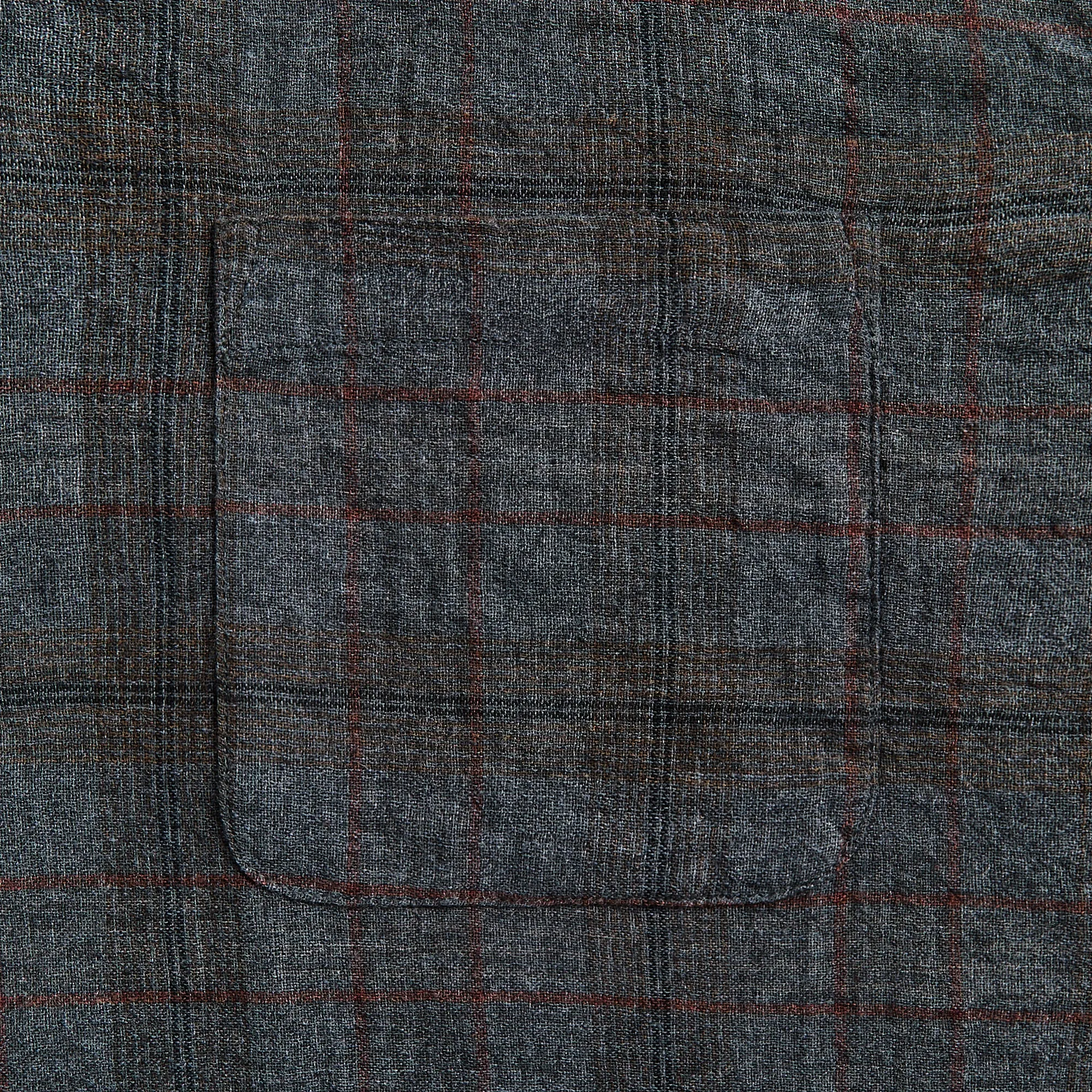 Our Legacy Above Shirt - Bazaar Check Breeze Weave Tall Length