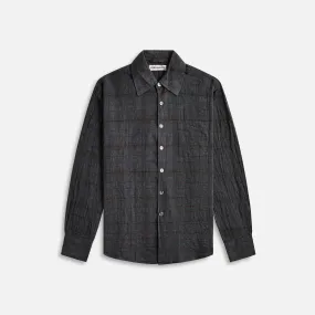 Our Legacy Above Shirt - Bazaar Check Breeze Weave Workwear Ready Tropical theme