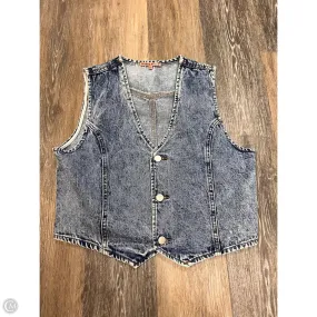 Fashion Statement Hypoallergenic Inner Layer Vest Other By Bailey Rose  In Blue Denim, Size: L