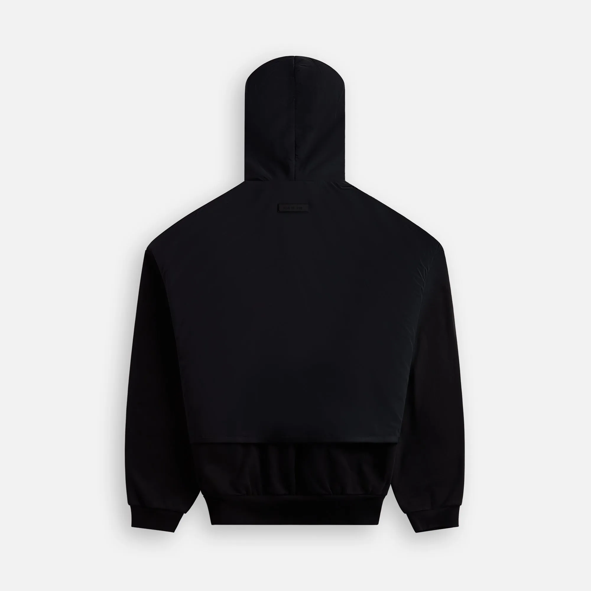 Essentials Nylon Fleece Hooded Sweater - Jet Black Pet related
