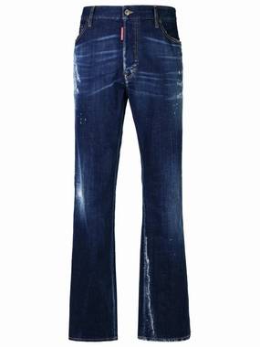 Office Casual Roadie' Blue Cotton Denim Jeans