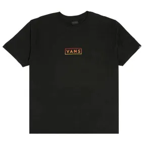 Vans Classic Easy Box T-Shirt - Black/True Red/Golden Yellow Anti Pilling Finish Sporty Top
