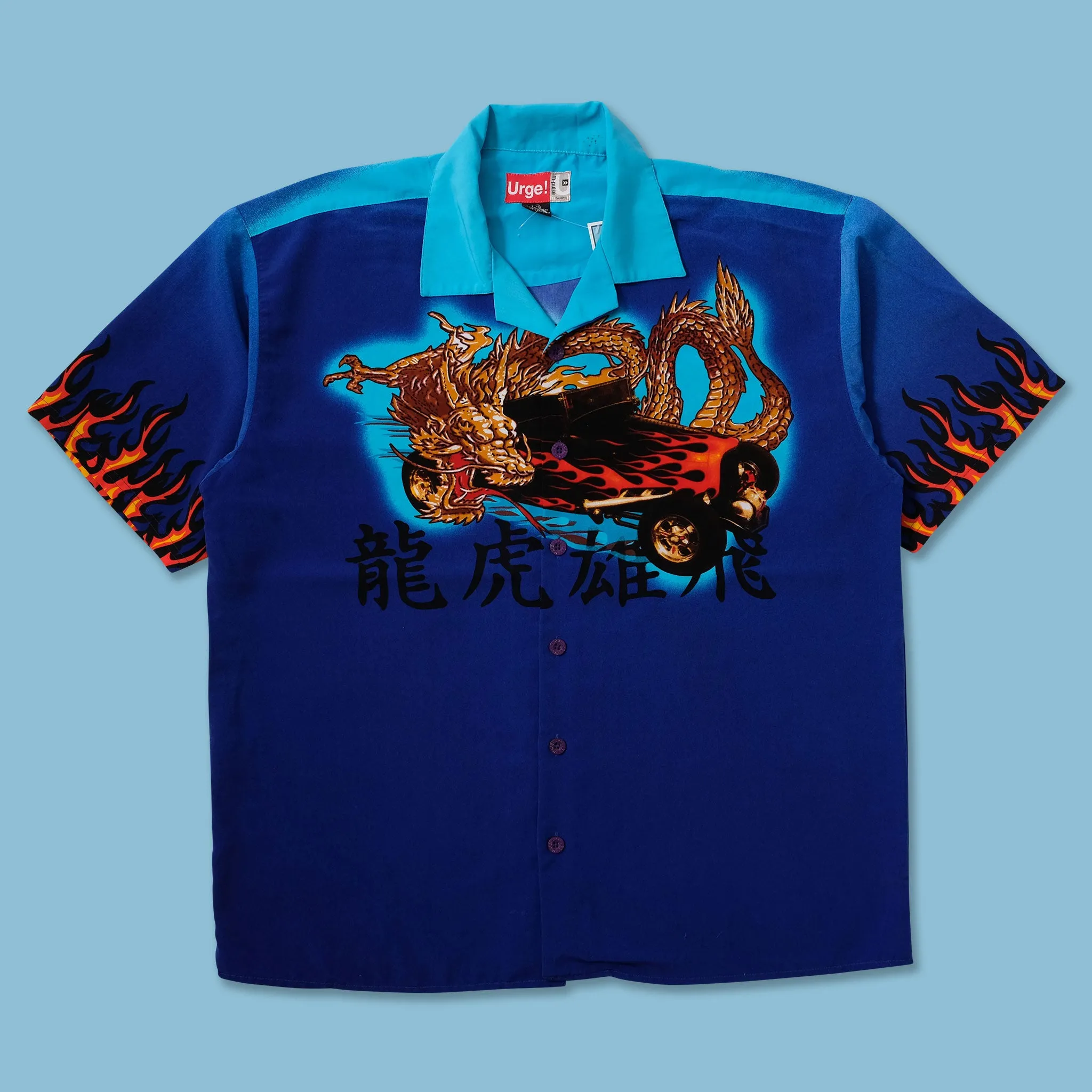 Y2K Car Shirt XLarge birthday celebration