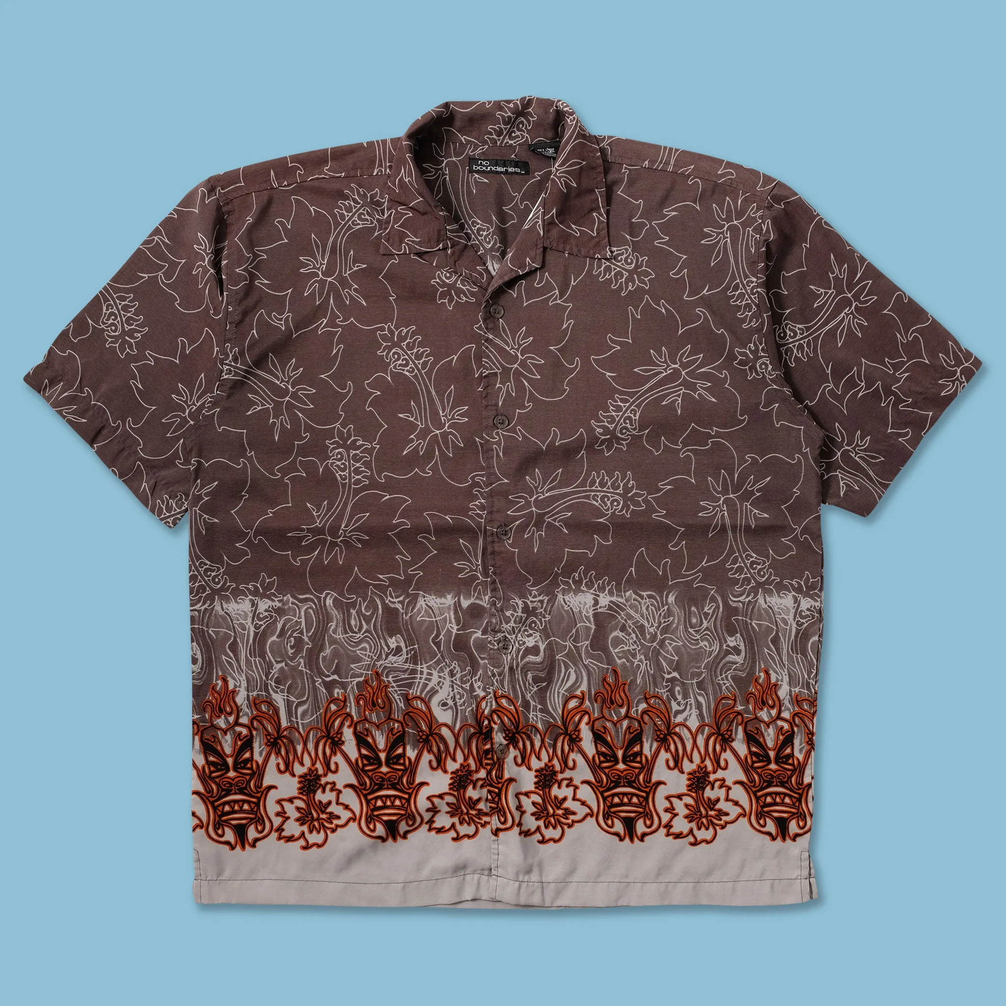 Y2K Pattern Shirt XLarge Statement Piece
