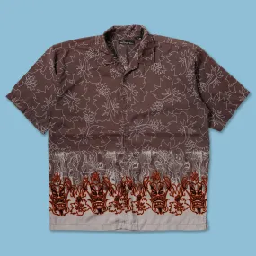 Y2K Pattern Shirt XLarge Statement Piece