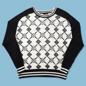 Tall Fit Y2K Sir Benni Miles Knit Sweater Small
