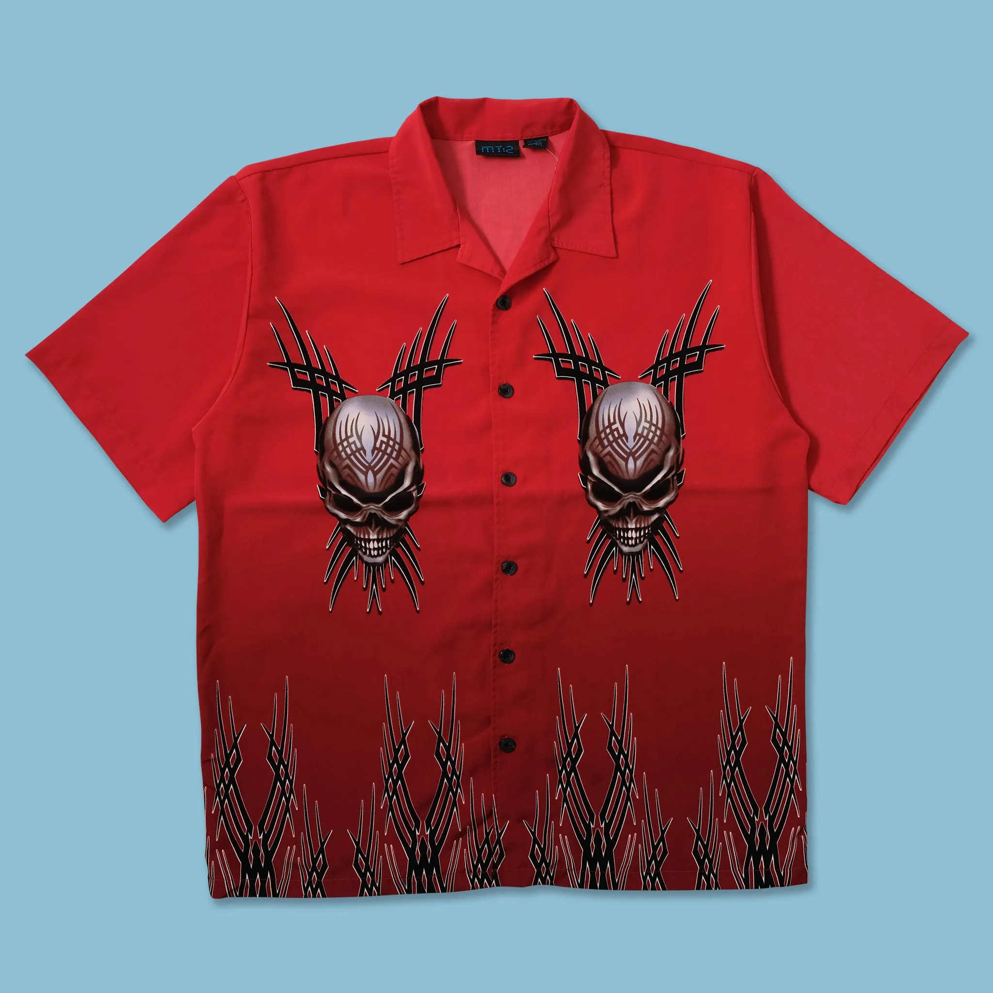 Y2K Skull Shirt XXL Gradient effect gender-neutral