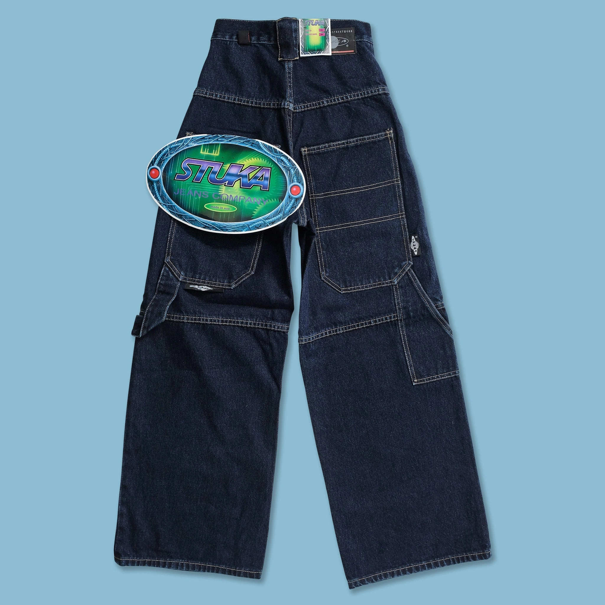 Stylish Vibes Y2K Baggy Jeans 24x26