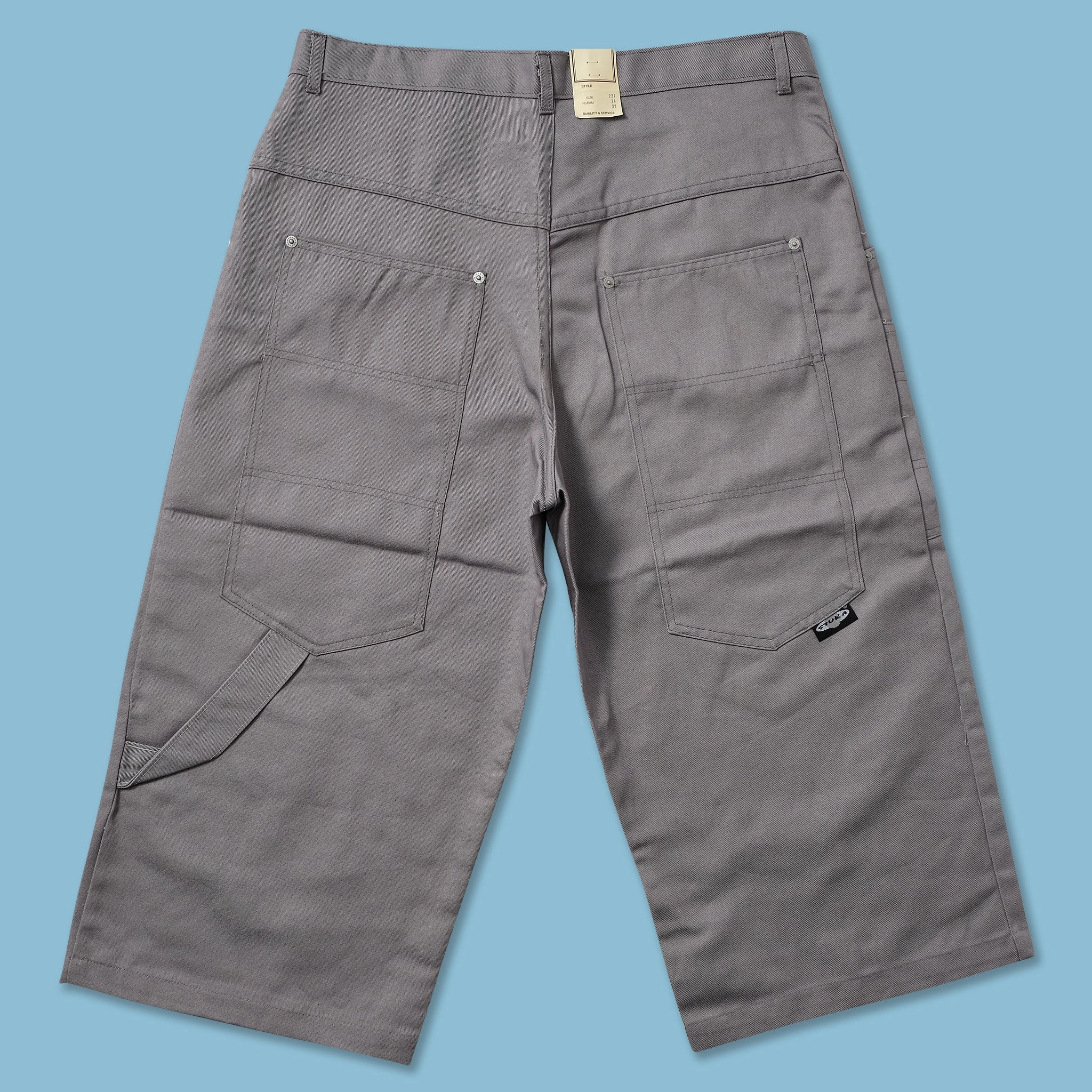 Durable Waistband Y2K Baggy Jorts W34