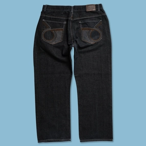 StretchFabric Fashion-Forward Y2K Baggy Pants 33x30