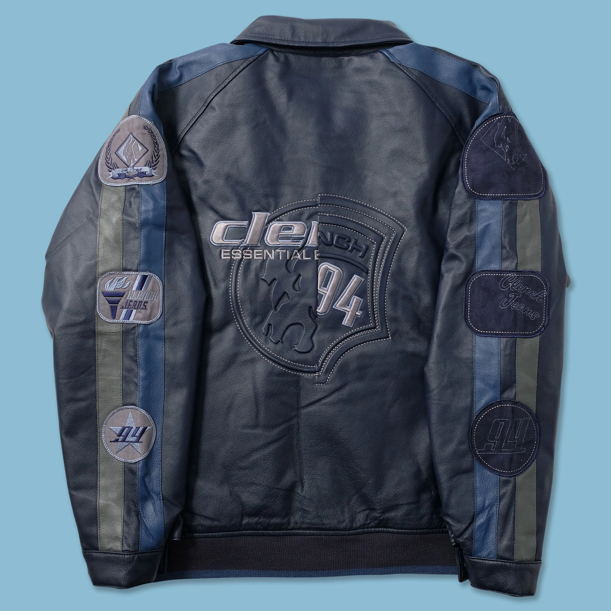 Four Way Stretch Y2K Clench Leather Jacket