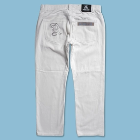 HighRiseWaistband Everyday Comfort Wear Y2K Denim Pants 34x30