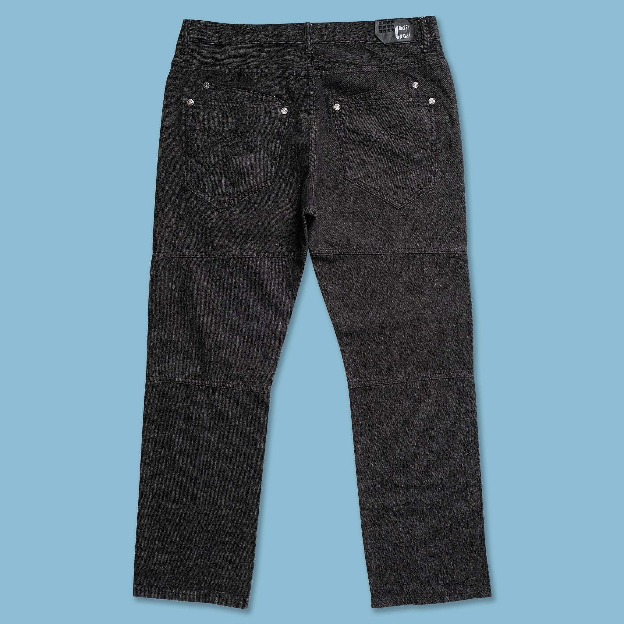 Adjustable Waist Stable Shape Y2K Denim Pants 36x32
