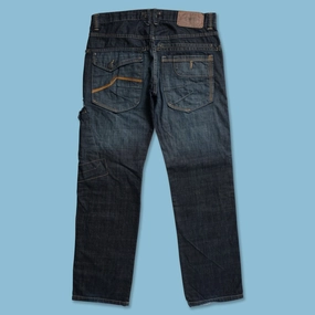 Y2K Denim Pants 36x34 High-rise waist